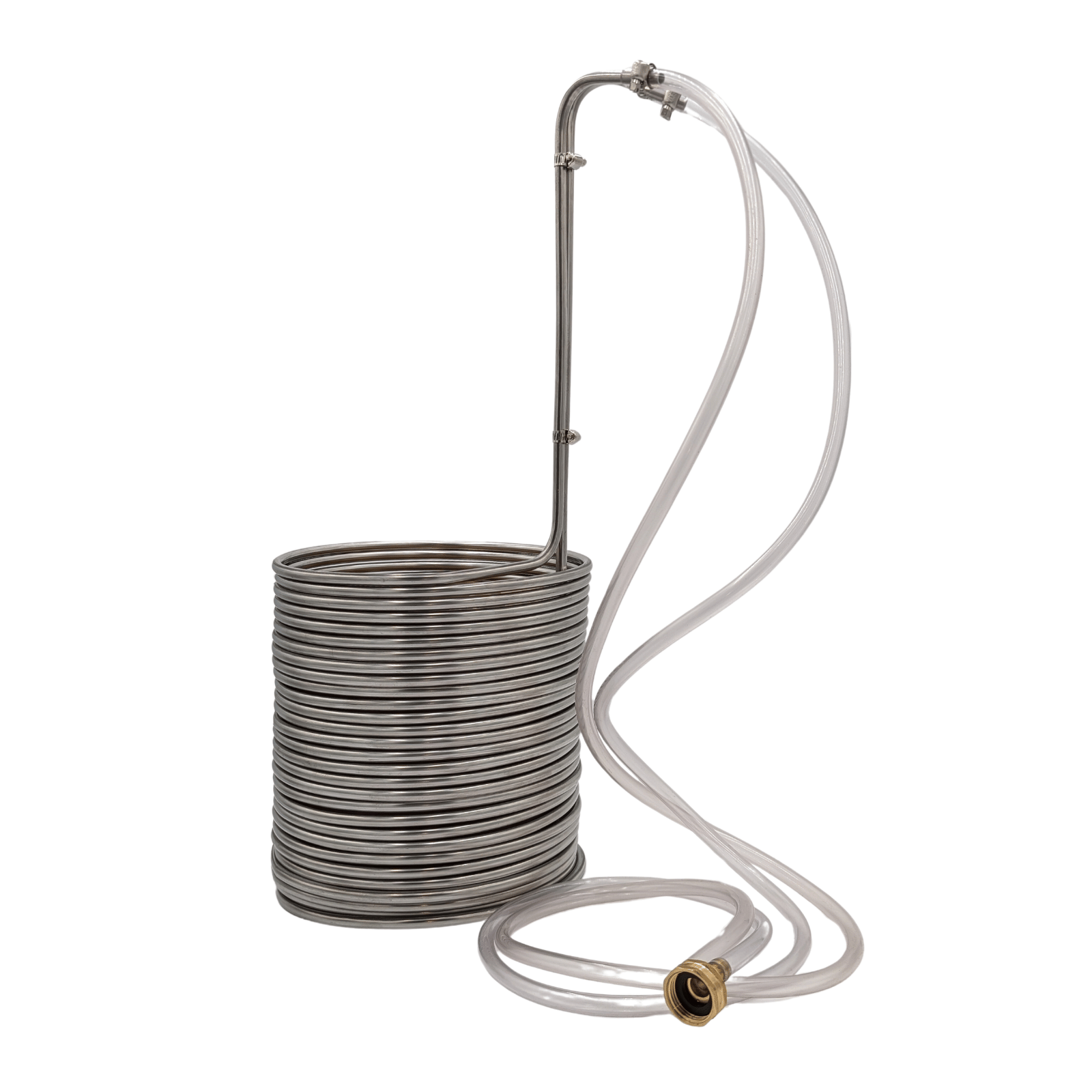 NY Brew Supply Stainless Steel Immersion Wort Chiller - 3/8 X 25 Feet For Homebrewing