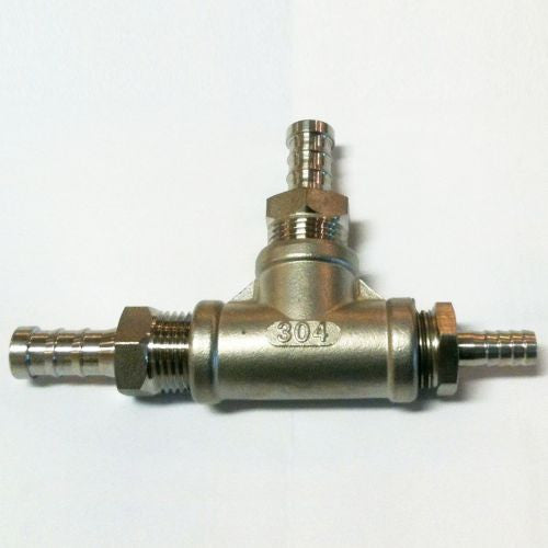 Inline Diffusion / Aeration / Oxygenation Stone Tee Assembly