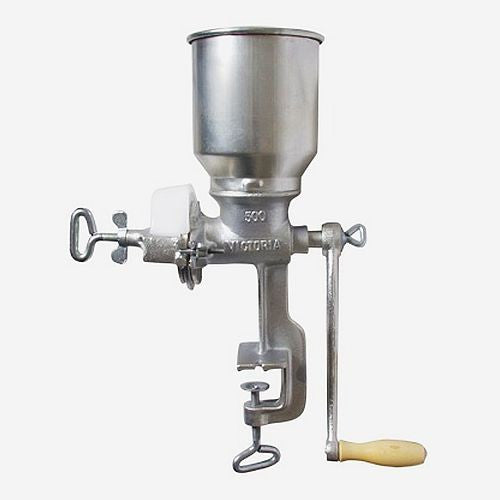 The Victoria Hand Cranked Grain Mill with High Hopper – NY Brew Supply