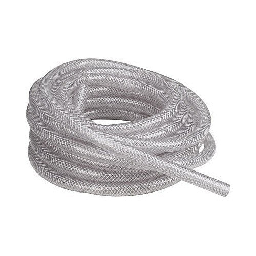 Byson Clear Braided 1/2", 3/8" PVC Flexible Tubing Pipe Reinforced Vinyl Water Hose Tube 10, 25 And 50 Feet (1/2" ID X 100 Ft