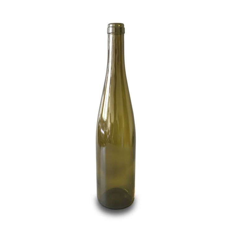Rhine Wine Bottle - 750 ml, Antique Green - Case of 12