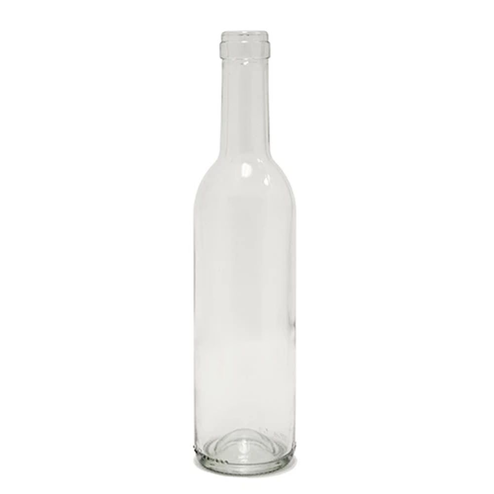Bordeaux Wine Bottles - 375 ml, Clear - Case of 24