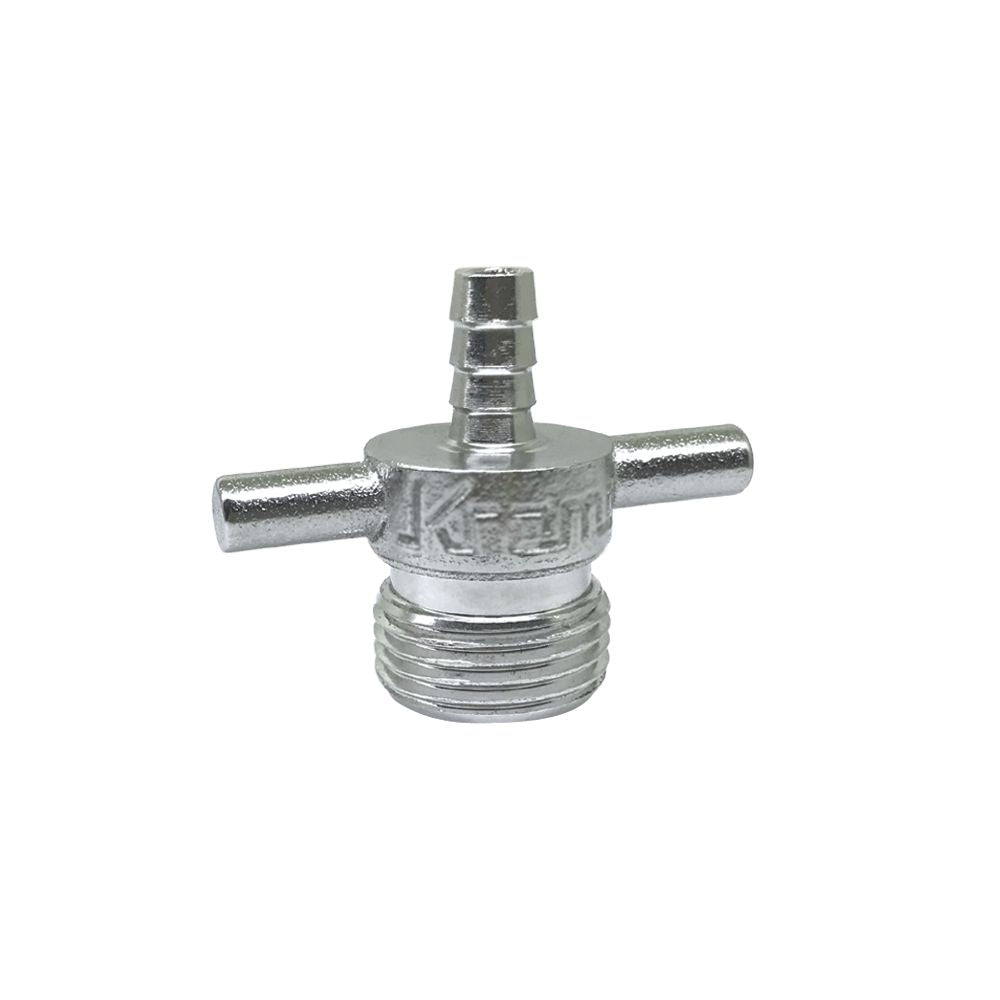 Duplex Coupler – Hex Nut / Beer Thread to 5/16" Barb / Beer Line Adapter