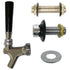 Jockey Box Coil Shank and Faucet Kit - 3/8" Coils - Self Closing Faucet Upgrade