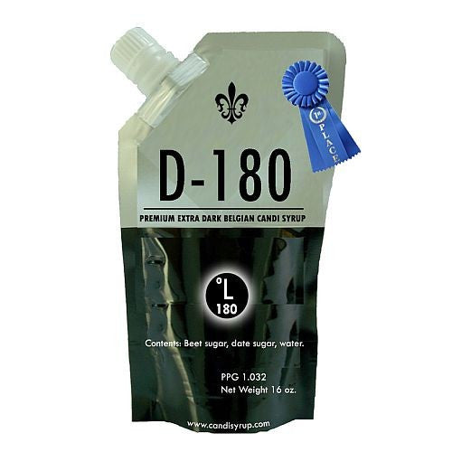 Belgian Candi Syrup - D-180 Extra Dark (180°L), 16 oz