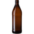 Euro Beer Bottles - 500 ml, Amber - Case of 12