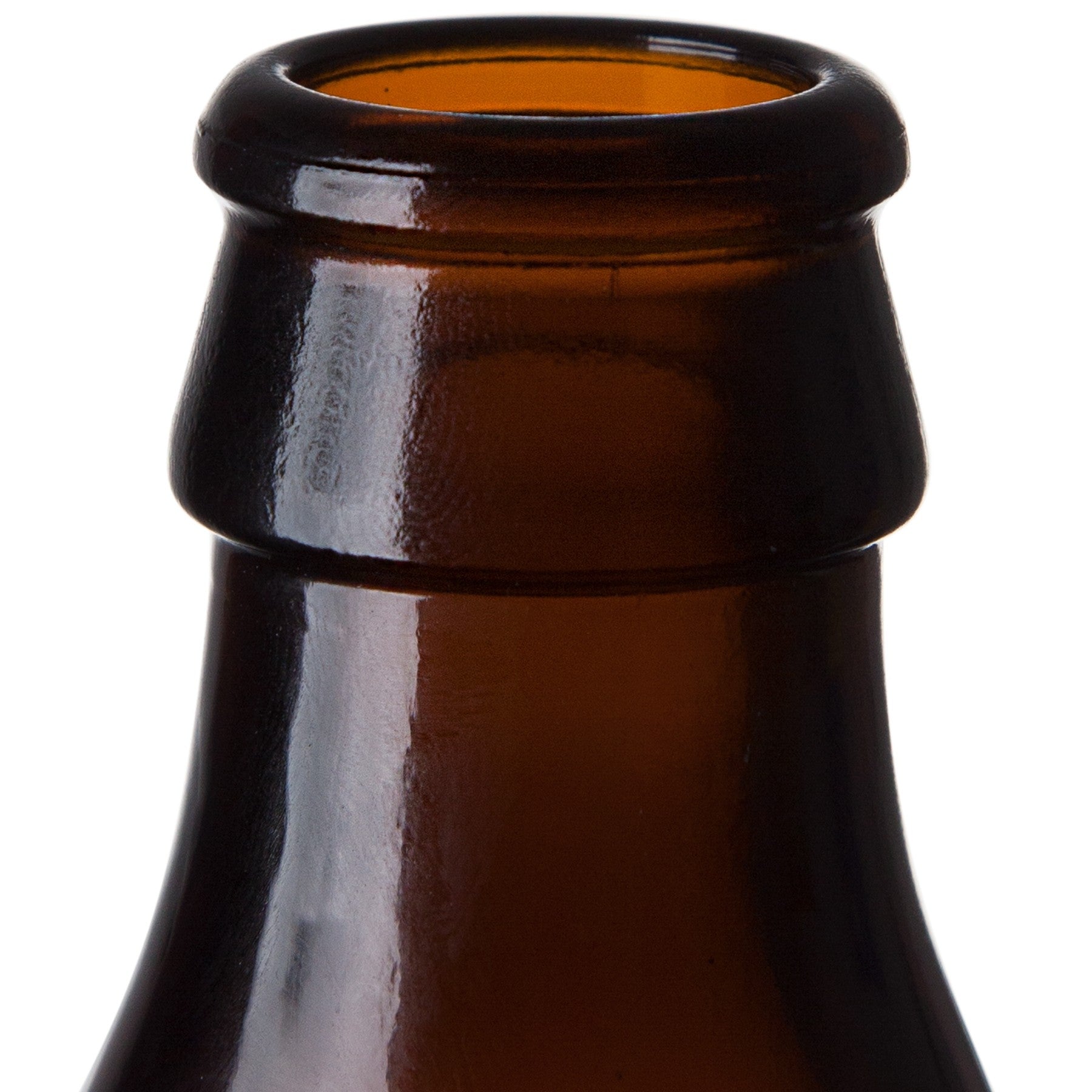 Euro Beer Bottles - 500 ml, Amber - Case of 12