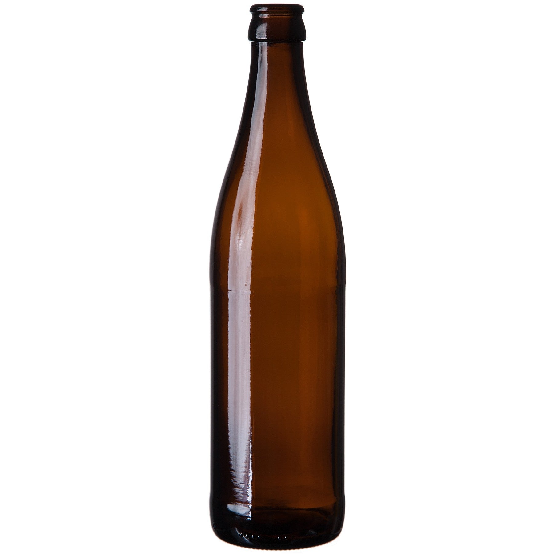 Vichy Beer Bottles - 500 ml, Amber - Case of 12