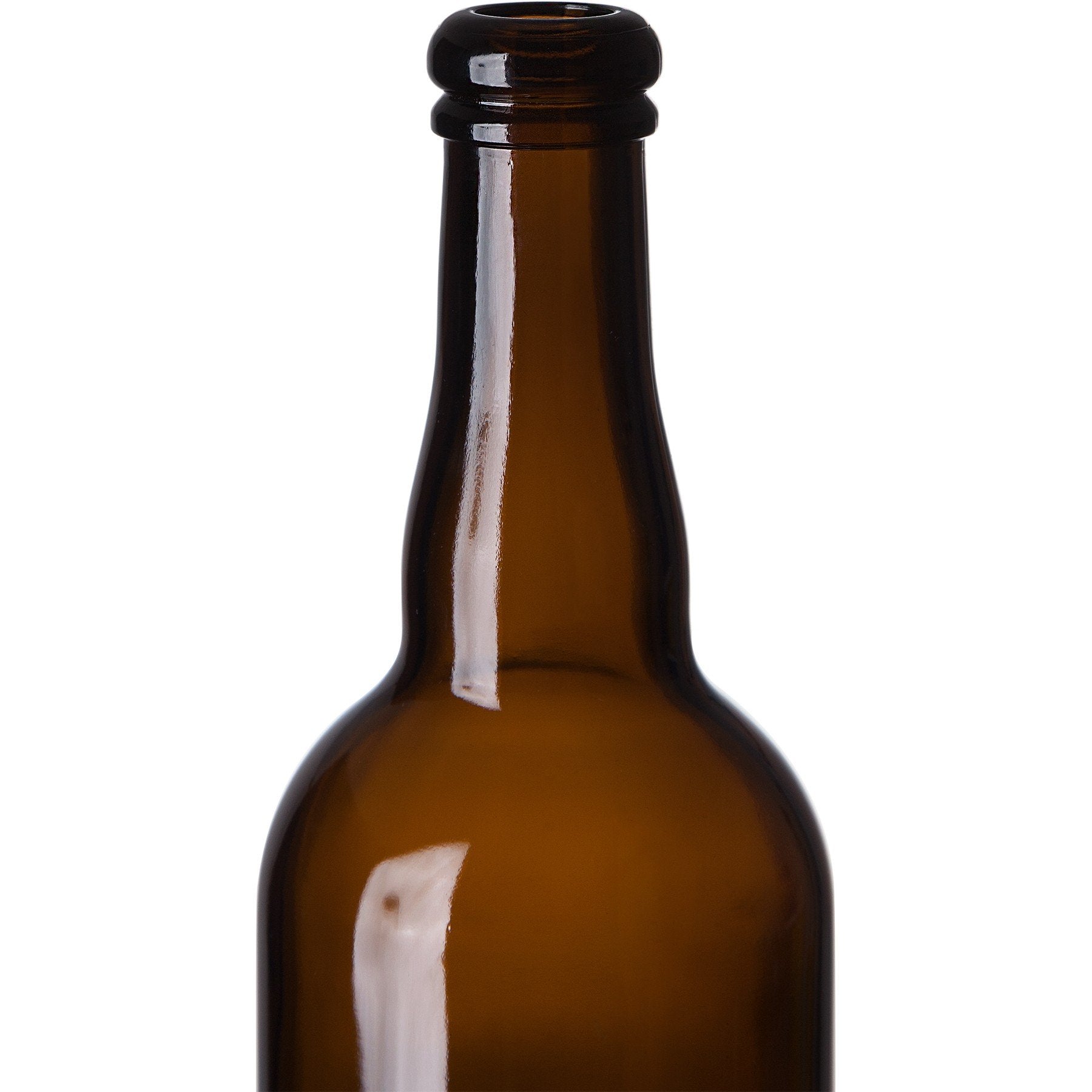 Belgian Beer Bottles - 750 ml, Amber - Case of 12