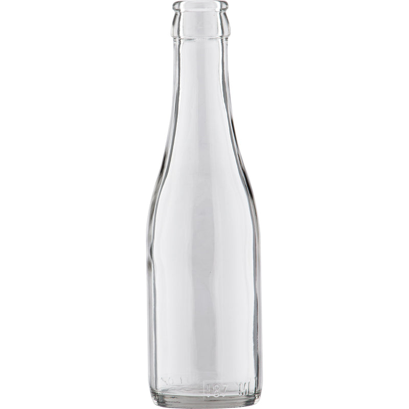 Champagne Bottles, Mini - 187 ml, Clear - Single Bottle