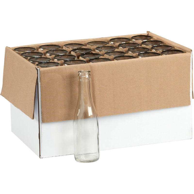 Champagne Bottles, Mini - 187 ml, Clear - Case of 24