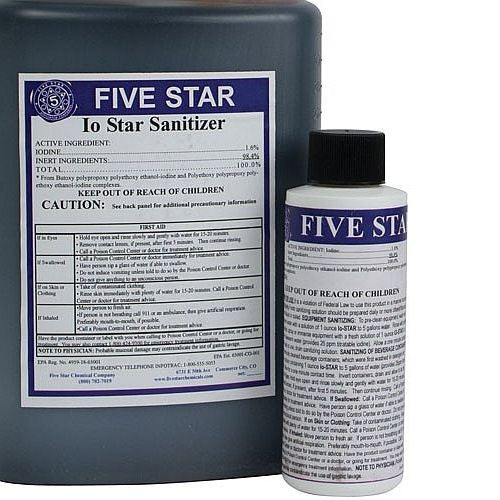 IO-Star Iodophor Sanitizer 4oz