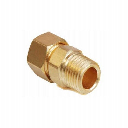 1/2" Compression to 1/2" Male NPT - Brass