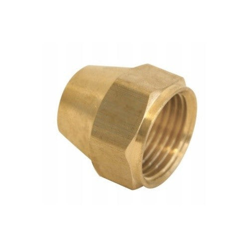 Short Flare Nut - 1/2", Brass