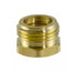 Brass Garden Hose Fitting, Connector, 3/4" Male Hose ID x 1/2" Female Pipe