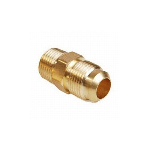 3/8" Flare to 1/2" Male NPT Adapter - Brass