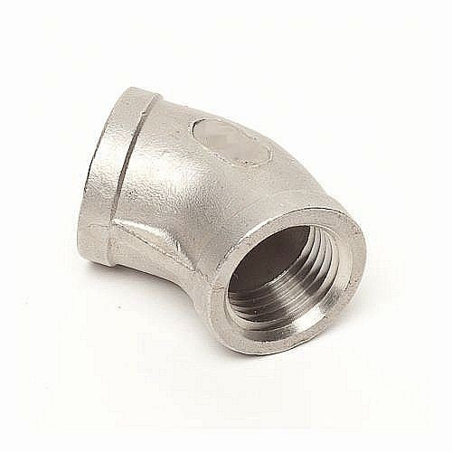 45 Degree Elbow 1/2" Female NPT - Stainless