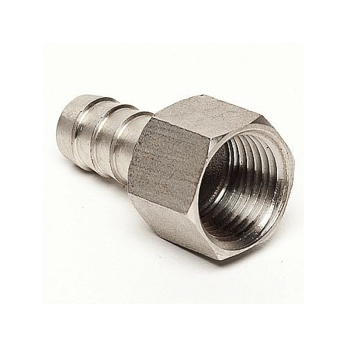 1/2" Hose Barb to 1/2" Female NPT - Stainless