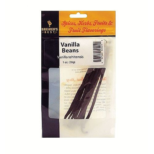 Vanilla Beans (Vanilla Tehitensis), 1 oz