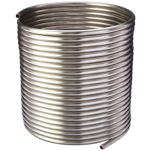 Stainless Steel Coil - 3/8" x 50' - DIY Chiller, HERMS, Jockey Box