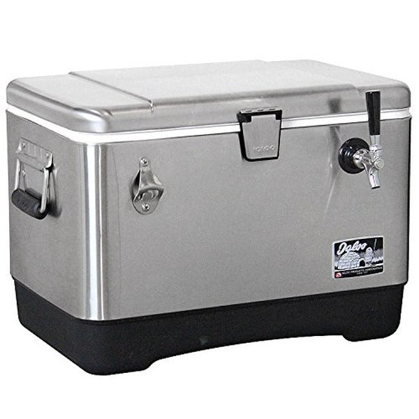 Stainless Steel Jockey Box Cooler - 1 Tap, 120' Stainless Steel Coil