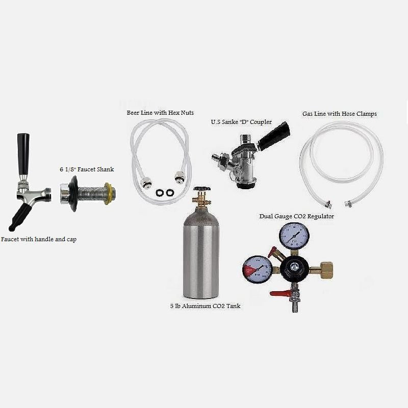 Refrigerator to Kegerator Conversion Kit for Draft Beer