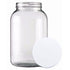 Lid with Grommet for 1 Gallon Wide Mouth Glass Jar, 128 oz