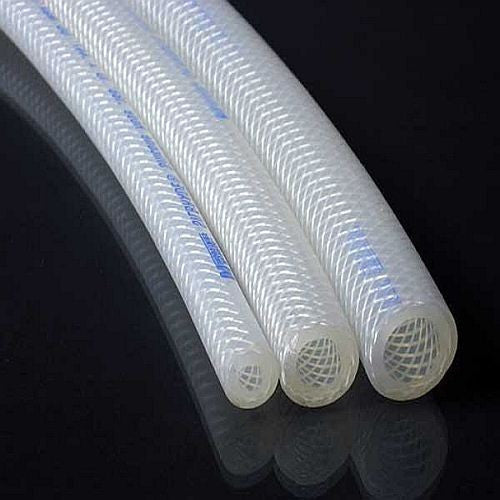 Silicone Tubing, Braid Reinforced - 1/2" I.D. x .800" O.D. (Thick Wall)