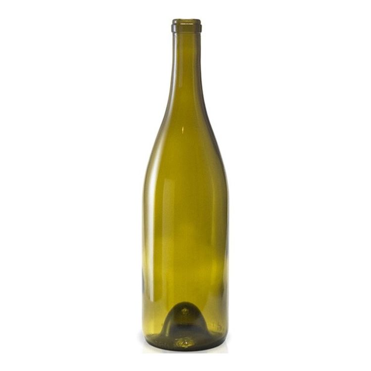 Burgundy Wine Bottles - 750 ml, Antique Green - Case of 12
