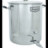56 Quart (14 Gallon) Stainless Steel Brew Kettle w/welded couplers