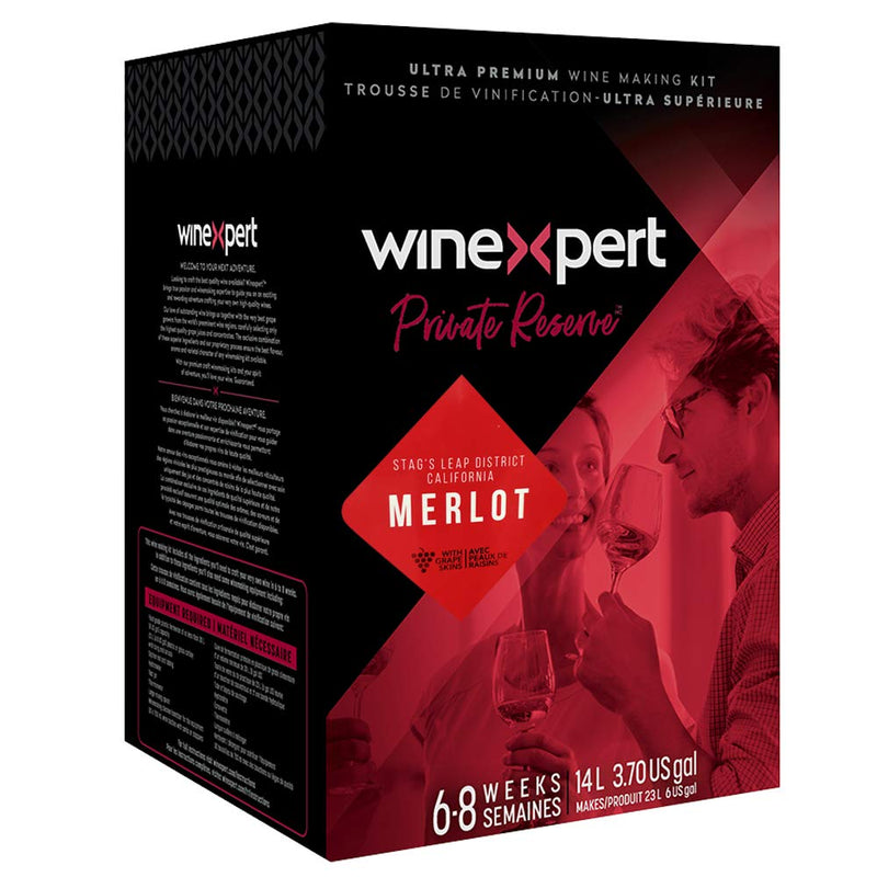 Private Reserve Wine Ingredient Kit - Merlot, Stags Leap, California, 14 L