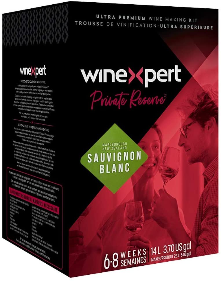 Private Reserve Wine Ingredient Kit - Sauvignon Blanc, Marlborough, New Zealand, 14 L