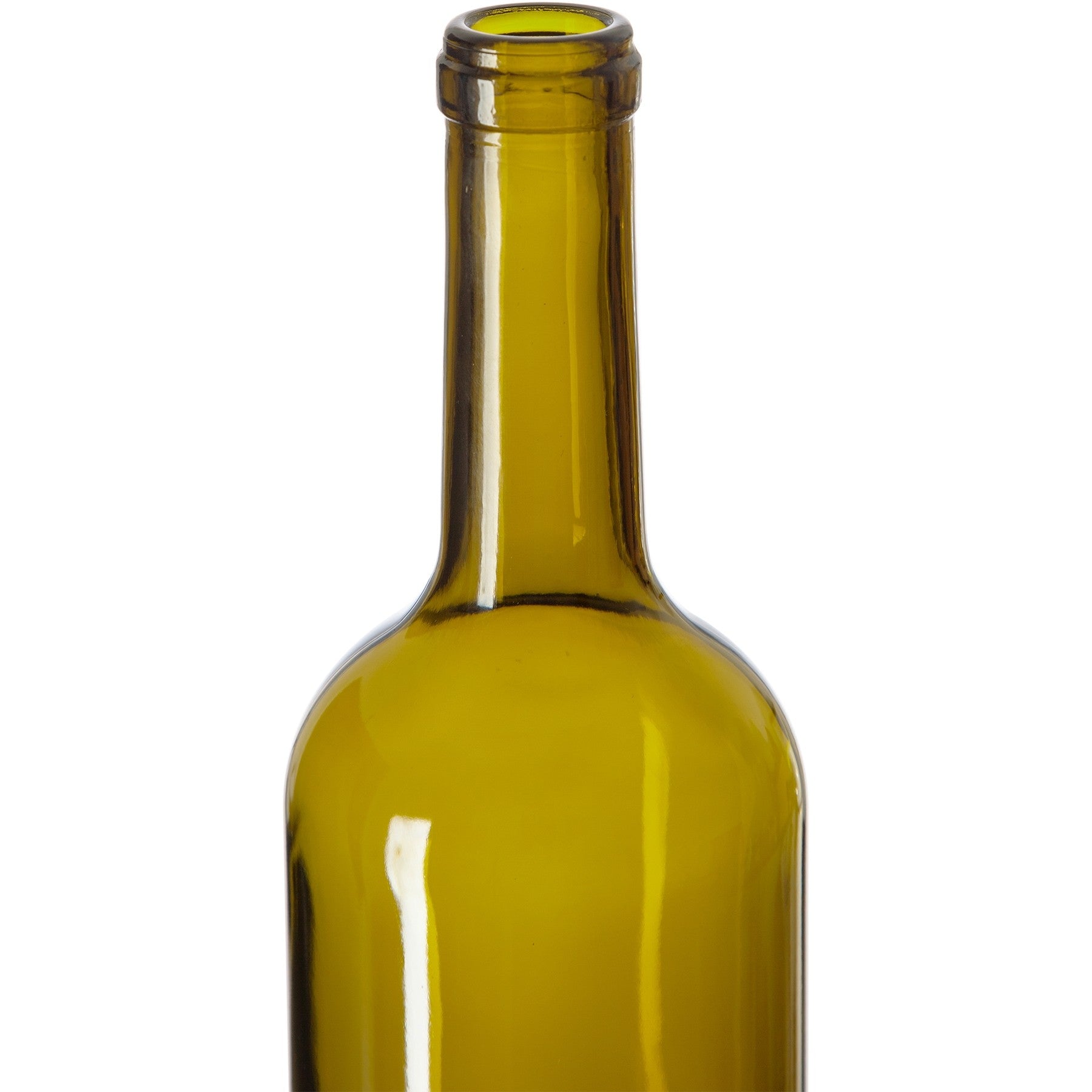 Bordeaux Wine Bottles - 750 ml, Antique Green - Case of 12