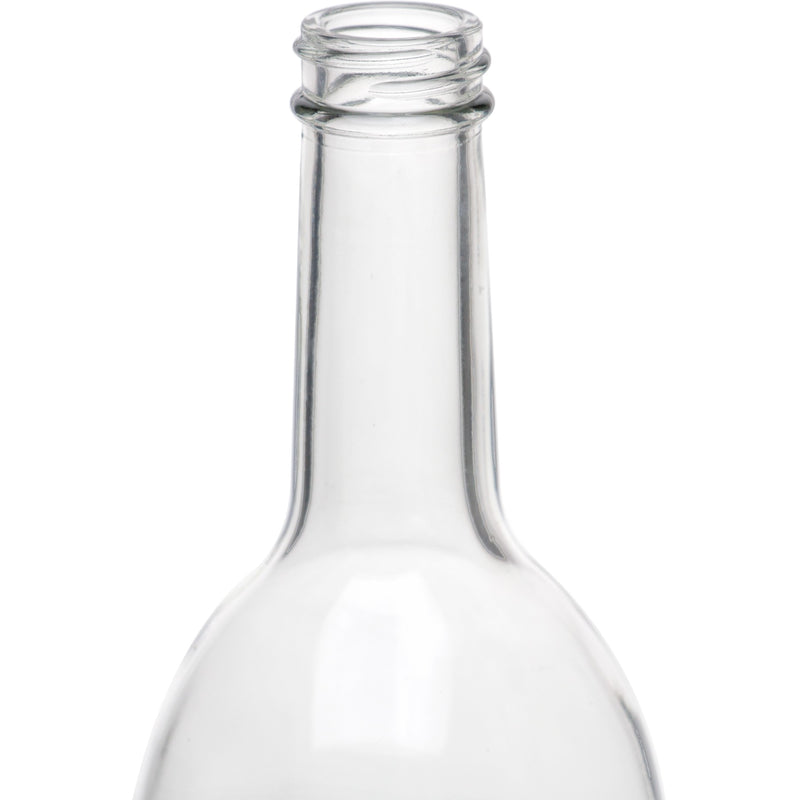 Bordeaux Wine Bottles - 750 ml, Screw Top, Clear - Case of 12