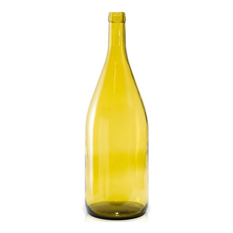 Burgundy Wine Bottles - Magnum 1.5 Liter, Dead Leaf Green - Case of 6