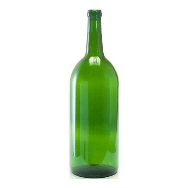 Bordeaux Wine Bottles - Magnum 1.5 Liter, Green - Case of 6